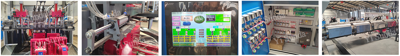 Высокоскоростная полностью автоматическая машина для выдувного формования бутылок из полиэтилена высокой плотности с 4 полостями.