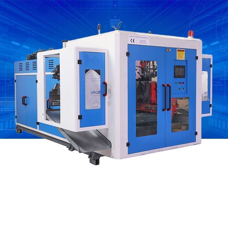 Высокоскоростная полностью автоматическая машина для выдувания бутылок из ПНД с 4 полостями