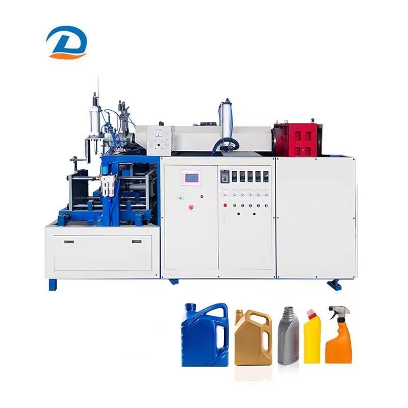 Высокоскоростная машина для выдувного формования бутылок объемом 1 л из ПНД и 500 мл из ПЭ/ПП с 2 головками