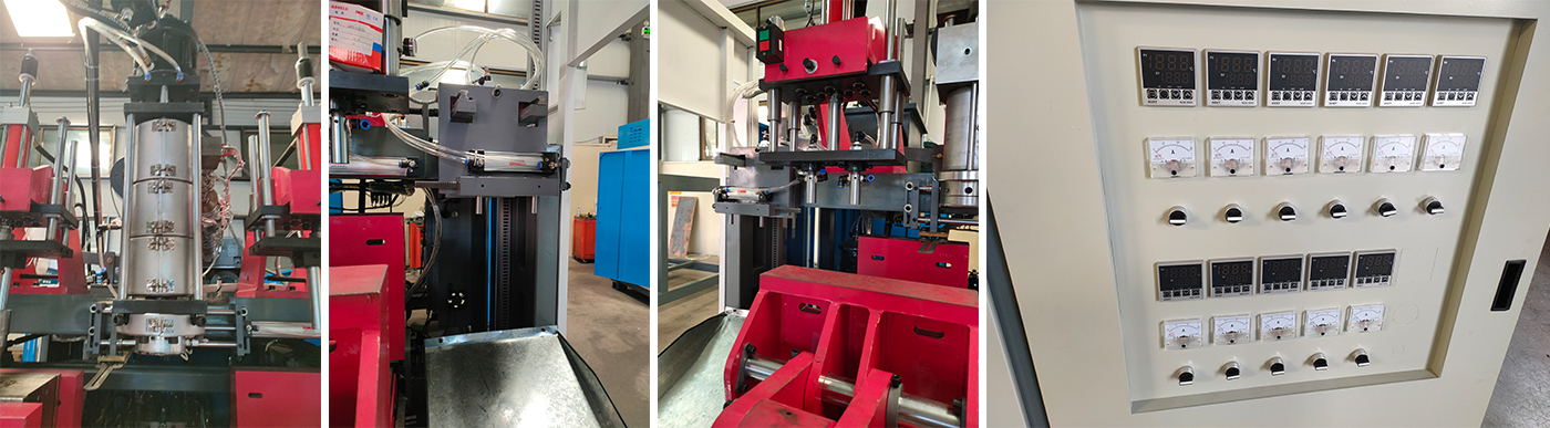 Полностью автоматическая машина для выдувного формования пластиковых масляных барабанов объемом 1Л/5Л с одной головкой